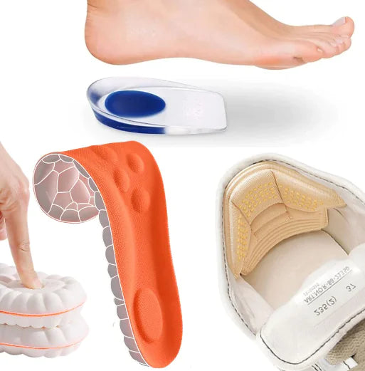 ZenStride - Plush-Foam Orthotic Insoles Arch Support & Plantar Fasciitis Relief for Flat Feet