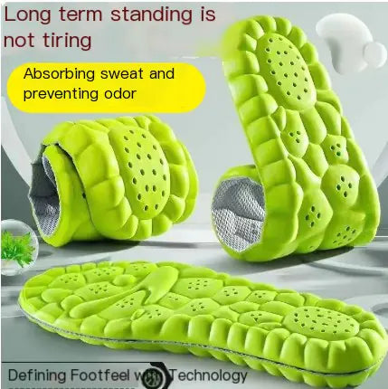 ZenStride - Plush-Foam Orthotic Insoles Arch Support & Plantar Fasciitis Relief for Flat Feet