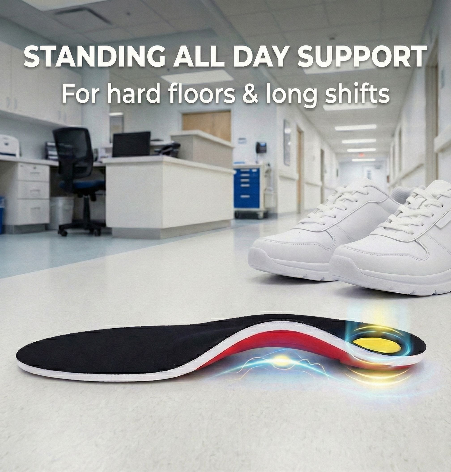 ShiftGuard All-Day Work Insoles — Comfort That Helps You Stay in Your Day