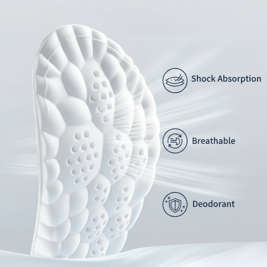 ZenStride - Orthopedic Walking Insoles for Circulation & Plantar Fasciitis Relief